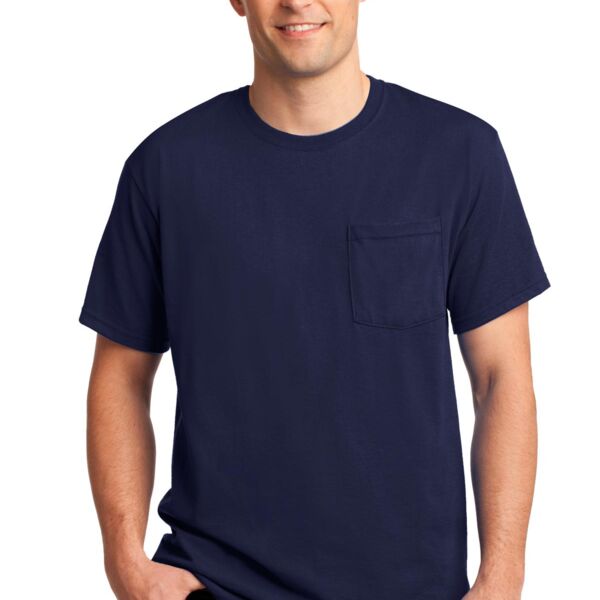 Dri Power ® 50/50 Cotton/Poly Pocket T Shirt Thumbnail