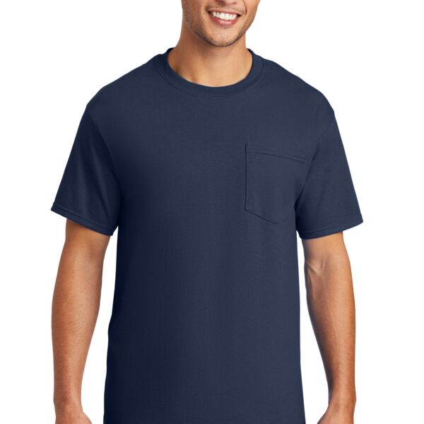 100% Cotton T Shirt with Pocket Thumbnail