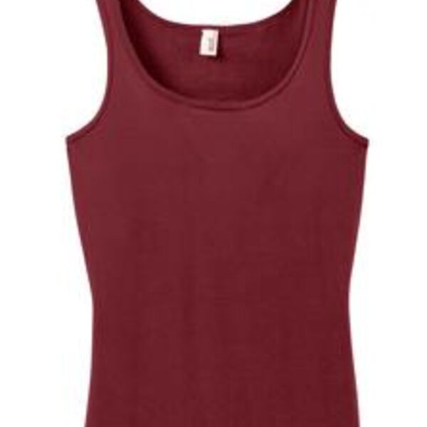 Ladies 100% Ring Spun Cotton Tank Top. 882L Thumbnail