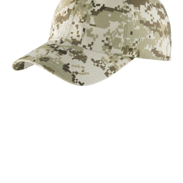 Digital Ripstop Camouflage Cap Thumbnail