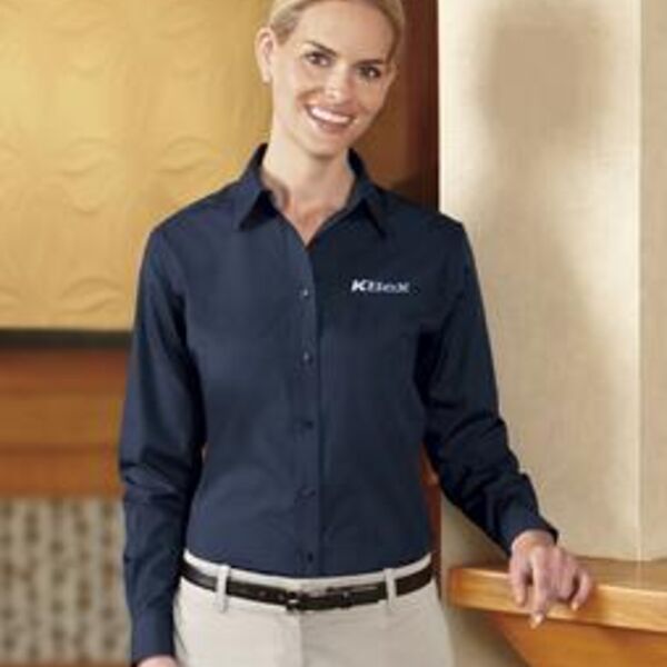 Port Authority® - Ladies Long Sleeve Value Poplin Shirt. L632 Thumbnail