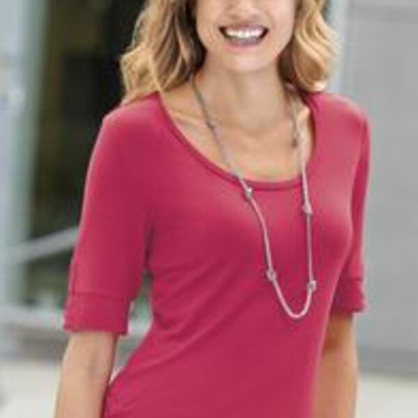 Port Authority® - Ladies Concept Scoop Neck Shirt. L541  Thumbnail